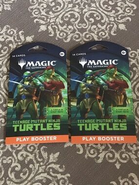 Teenage Mutant Ninja Turtles Magic The Gathering Play Booster 2 packs